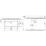 Накладной умывальник Bocchi Milano 1376-001-0125 Накладной умывальник Bocchi Milano 1376-001-0125
